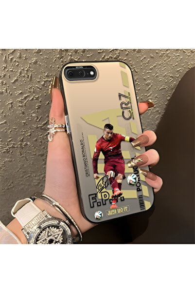 Hontinga حافظة هاتف آيفون 7 بلس متوافقة مع الحواف السيليكونية الصلبة والمضادة...