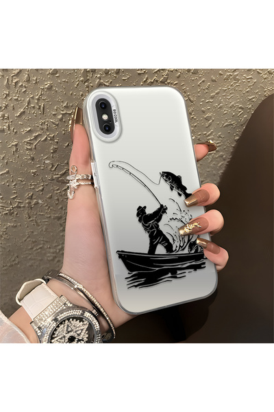 Hontinga حافظة هاتف من السيليكون متوافقة مع هاتف iPhone XS Max، ذات حافة من ا...