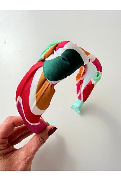 who knows ¿ منقوش إكسسوارات شعر على شكل تاج معقود على شكل باندانا