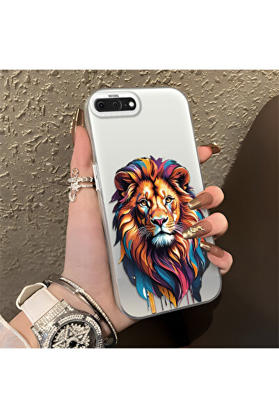 Hontinga حافظة هاتف آيفون 7 بلس متوافقة مع الحافة السيليكونية ذات الظهر الصلب...