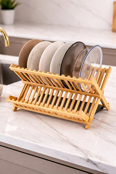 Tuğrastore Πολυτελής Σχεδιασμός Βάση για Πιάτα από Μπαμπού 33 x 46 εκ.