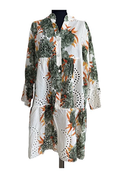 PHUTİ COLLECTION Fistolu Beach Dress