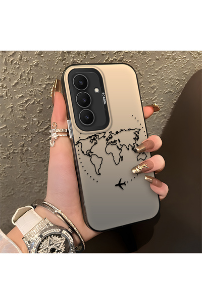 Hontinga غطاء هاتف سيليكون متوافق مع سامسونج جالاكسي S25 FE، حافة صلبة ومضادة...