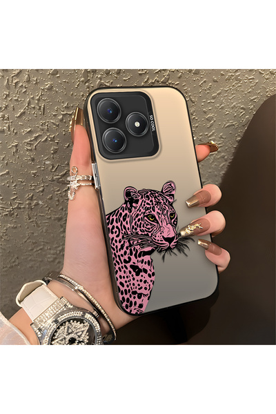 Hontinga حافظة هاتف ريلمي نوت 60 متوافقة مع الحافة السيليكونية الصلبة والمضاد...