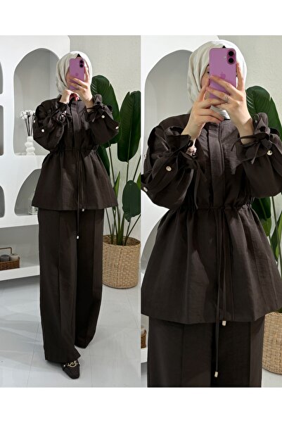 STİLSEN Cupra Fabric Premium Jacket and Pants Two-Piece Set