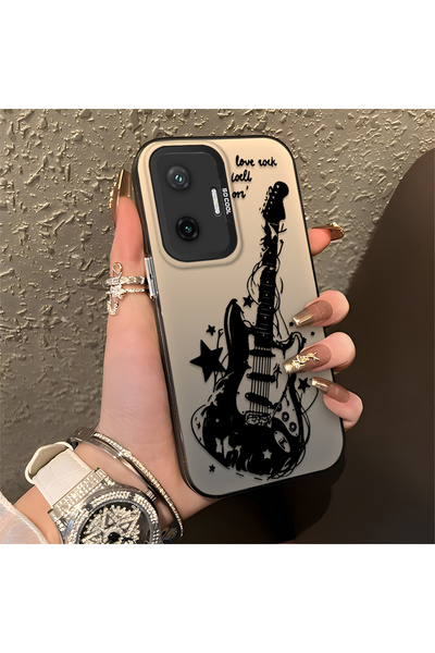 Hontinga حافظة هاتف Poco F7 5G متوافقة مع الحواف السيليكونية الصلبة والمضادة ...