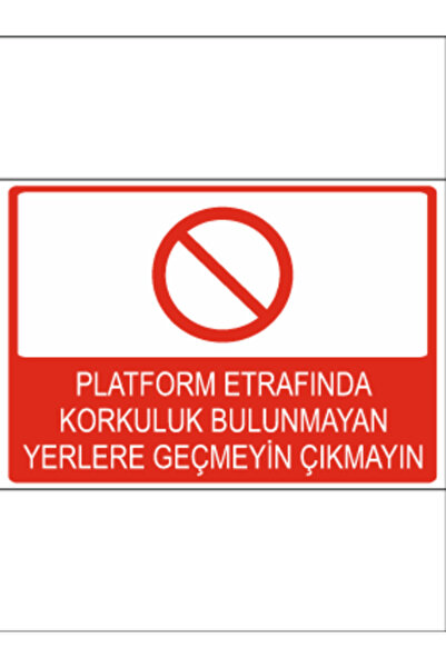 HiperAD Reklam لا تدخل على مناطق خالية من الدرابزين حول المنصة، ولا تخرج من م...