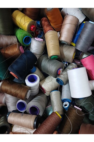 karasu spot Kot dikiş ipi 50 no 2 kg karışık dolu bobinler her biri 3000 metr...