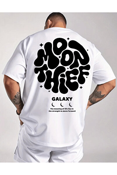 gencerco Γκάλαξι με τύπωμα Πρέμιουμ oversized Μπλουζάκι