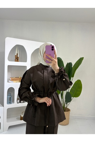 STİLSEN Cupra Fabric Premium Jacket and Pants Two-Piece Set