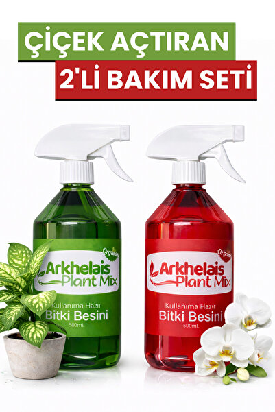 Arkhelais Orkide Besini - Bitki Besini - Çiçek Açtıran Bakım Seti - 2'Li Avan...