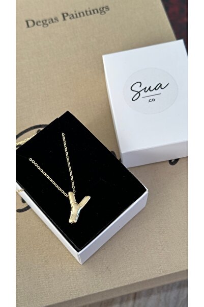 sua.co Y Harf Kolye | Çelik