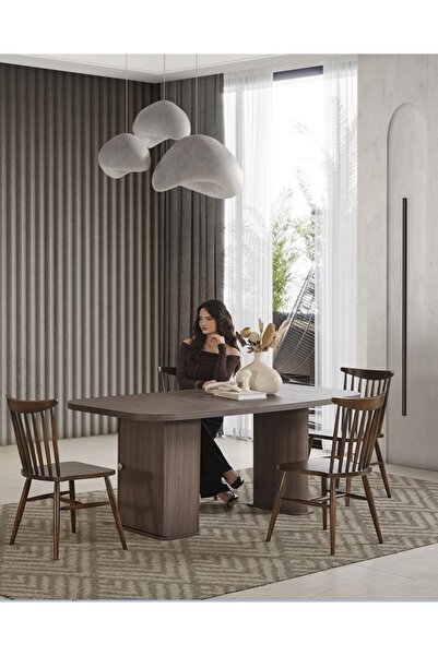 AYDINEV CASAMİLA MDF YEMEK MASASI+6 SANDALYE