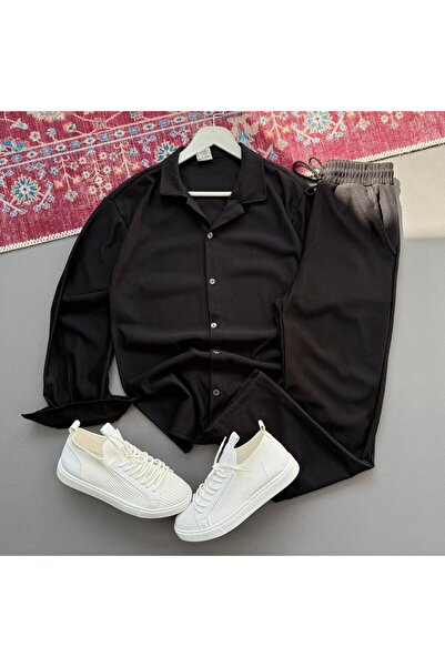 KONSEPT35 Men's Ottoman Fabric Suit with Shirt