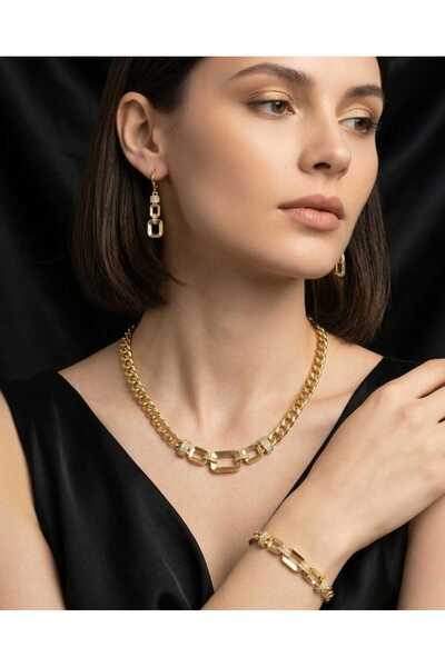 chance butik KADIN ALTIN KAPLAMA İNCE GURMET SET