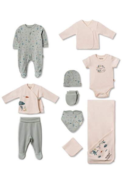 BabyCosy Organic Wear مجموعة ملابس خروج من المستشفى لحديثي الولادة مكونة من ق...