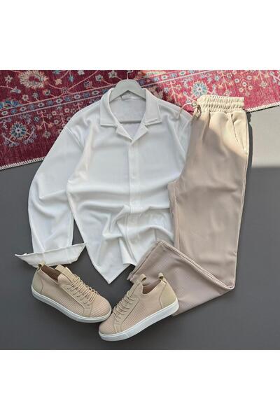 KONSEPT35 Мъжки комплект от риза и долница от османска тъкан