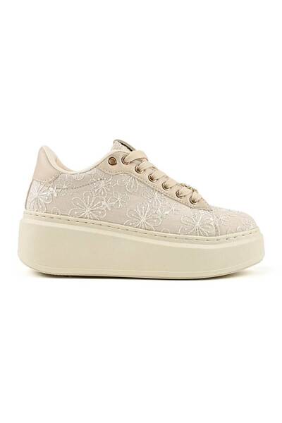 Tmall Women's Sports Shoes, Textile, D1486, Beige