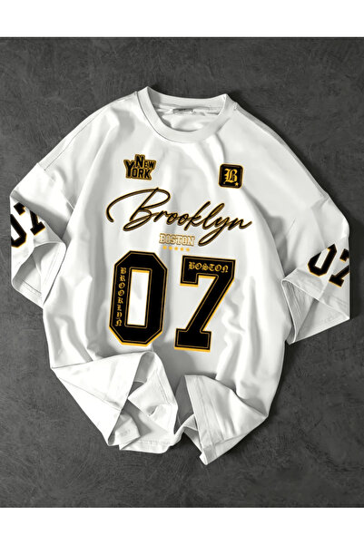 gencerco Brooklyn Baskılı Premium Oversize T-shirt