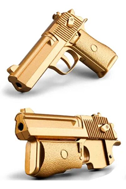 Generic PUBG Realistic Metal Gun Toy With 6mm Rubber Bullets With Folding Mec...