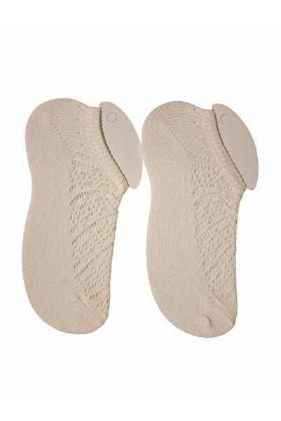 Matrax Dantelli Patik Çorap Beyaz - 2'li - 36-40