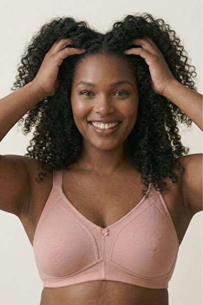 Brashop Σουτιέν σε ροζ απόχρωση πούδρας, μεγάλου μεγέθους, που συγκρατεί και ...