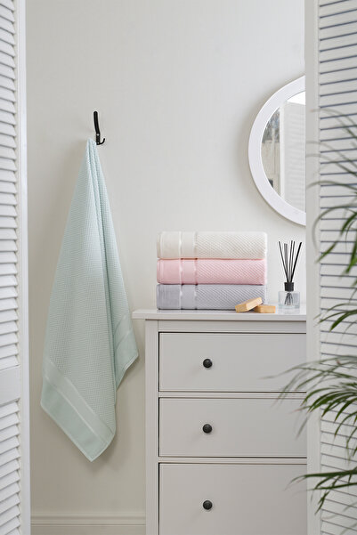 Özdilek Bright Somot peškir za kupanje 90x150 cm sivi