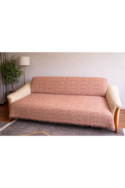 Ferit salıcı Cotton Piece Sofa-Bed Cover 170X215 Reversible Anti-Sweat Non-Sl...
