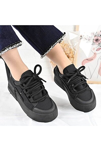 Tmall Pantofi sport pentru femei, - Piele, D1484, Negru