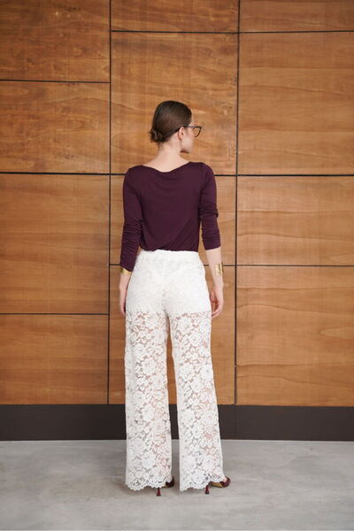 İldies store Lace Detailed Embroidered Pants New