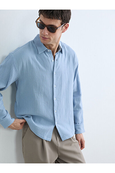 LC Waikiki Peak New Season Regular Fit Muslin Men's Shirt