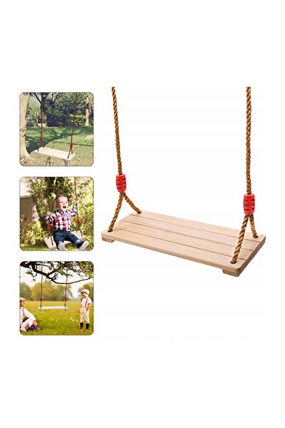 Malatec Durable Wooden Swing for Children