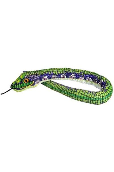 Wild Republic Șarpe Solzi Verzi - Jucărie de Pluș 137 cm