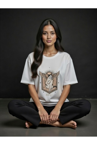 Hababamevi Keçi ⭐ Cat Baskılı T-shirt