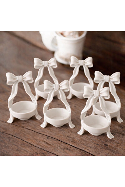 Magnetdesing 6’lı Zarif Fiyonk Tasarımlı Lokum & Çikolata Sunumluğu