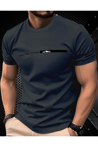 gencerco Motocicletă Bay cu imprimeu graffiti Premium supradimensionat tricou