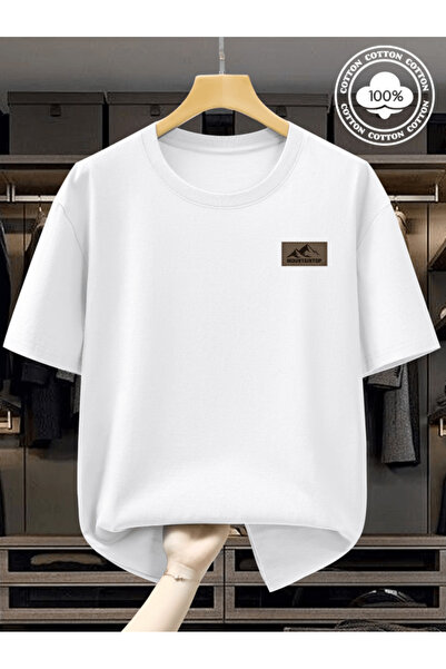 gencerco Dağ Tasarım Baskılı Premium Oversize T-shirt