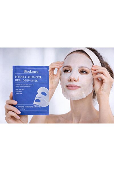 Biodance Mască facială Hydro Cera-Nol, hidratare intensă, calmantă, 34 g