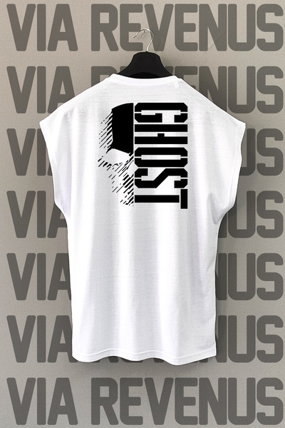 Vordevia Tricou sport Ghost Siirt cu imprimeu Zero Sleeve bumbac 100%