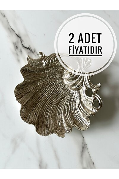 Melinda 2 Adet Gümüş Lokumluk, Takı Tabağı, Dekoratif, Çok Amaçlı Metal İstir...