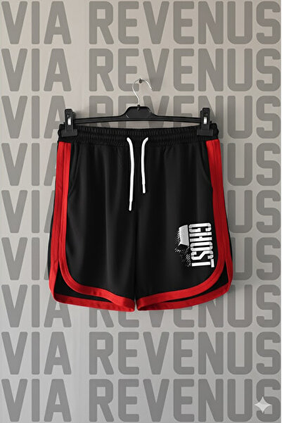 Vordevia Ghost Printed Piped Detail Custom Jersey Training Shorts