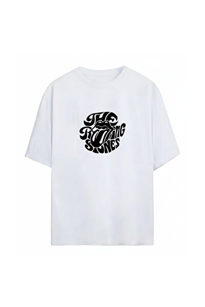 SVART WEAR The Rolling Stones Printed Unisex Oversized 100% Cotton Pack T-Shirt