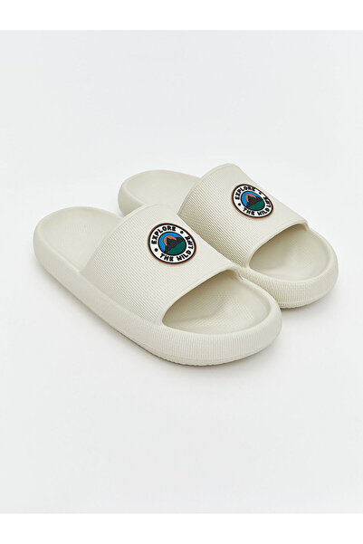 LC Waikiki Özmarka New Season Printed Single Strap Men's Slippers