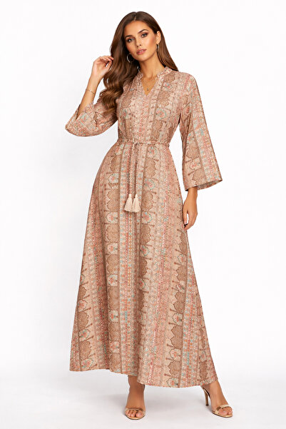 THOGUE جلابية نسائية طويلة فخمة ستايل خليجي عصري