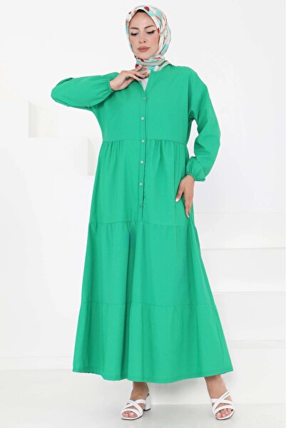 DAS KLEID Drawstring Detailed Dress