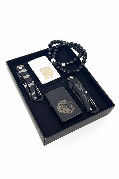 SürLaz 6 Parça Arkadaş Sevgili Hediye Seti 2 Cep Çakısı 2 Bileklik İsme Özel ...