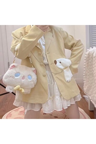 synshop Hello Kitty Cute Cat with Pearls on Her Tail Used on Hand and Shoulde...