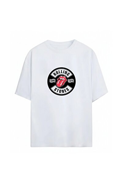 SVART WEAR The Rolling Stones Printed Unisex Oversized 100% Cotton Pack T-Shirt