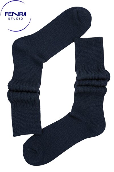 FENRA STUDIO Șosete groase Slouch supradimensionat pachet de bumbac pentru fe...