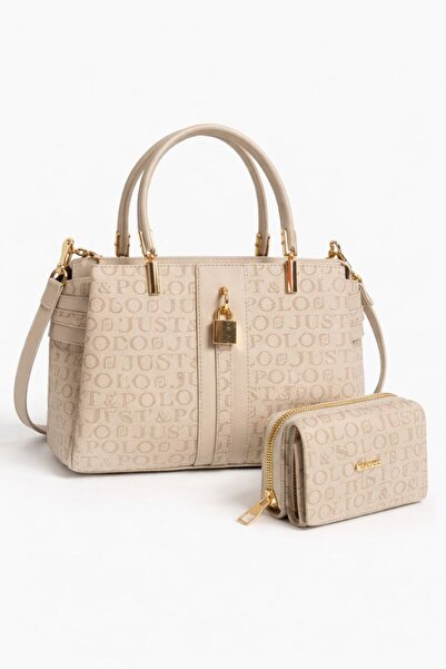 Just Polo Original Women's Hand and Shoulder Bag and Wallet Combination